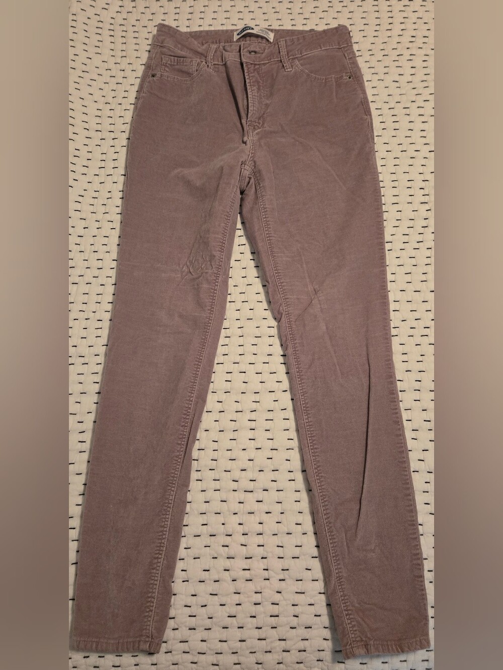 Women’s Greige Rockstar Skinny Corduroy Pants